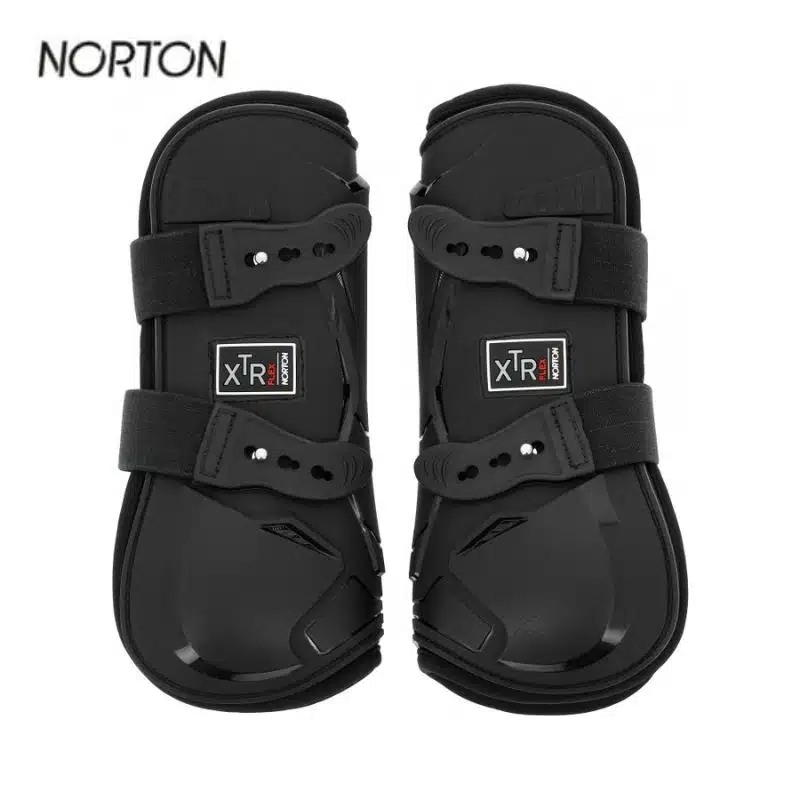 Guêtres NORTON XTR Flex à boutons protège tendons cheval 530676 Sellerie Equinoxe Shop Fuveau
