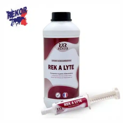 REK A LYTE REKOR électrolytes pour chevaux Sellerie Equinoxe Shop Fuveau