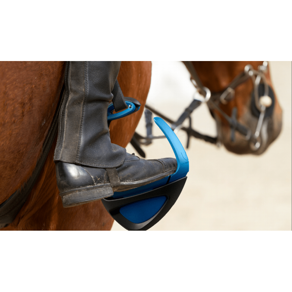 Étriers D'équitation MDC Comfort 4,75" - Style Pivotant - En Fer - Occasion En Bon état