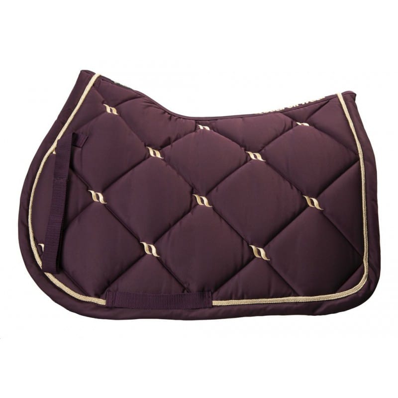 Tapis De Selle Tricked Out Pony - Noir Avec Outillage Floral - 30x30x1 Cm - Neuf