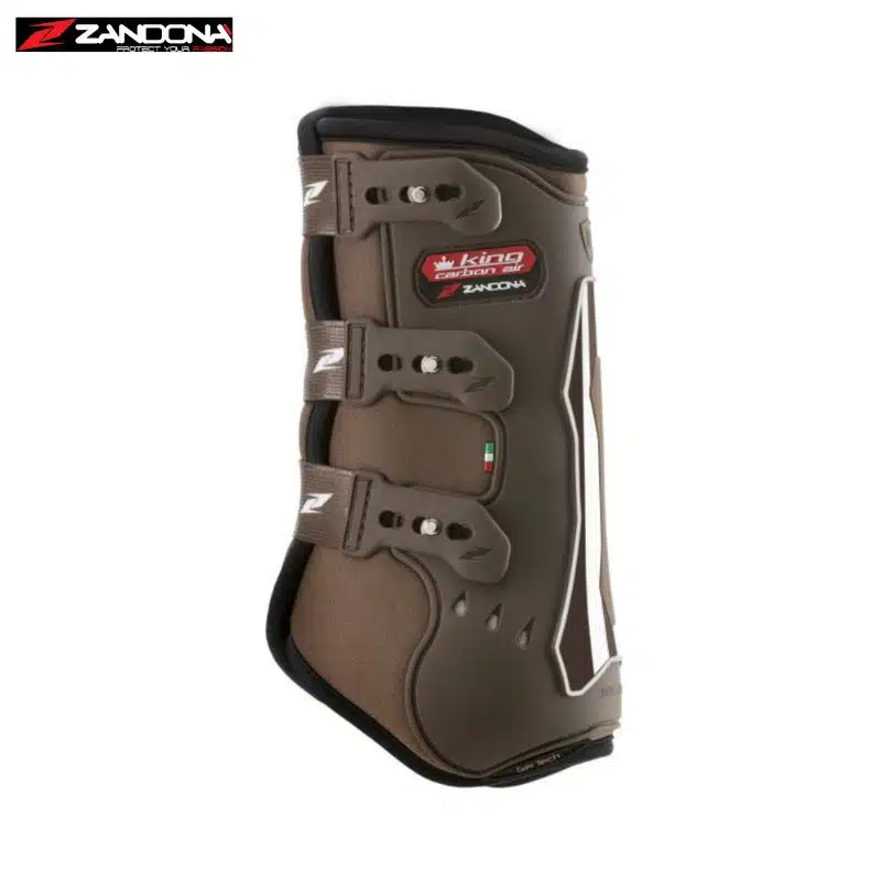 Guêtres KING CARBON AIR FRONT ZANDONA horse brown Sellerie Equinoxe