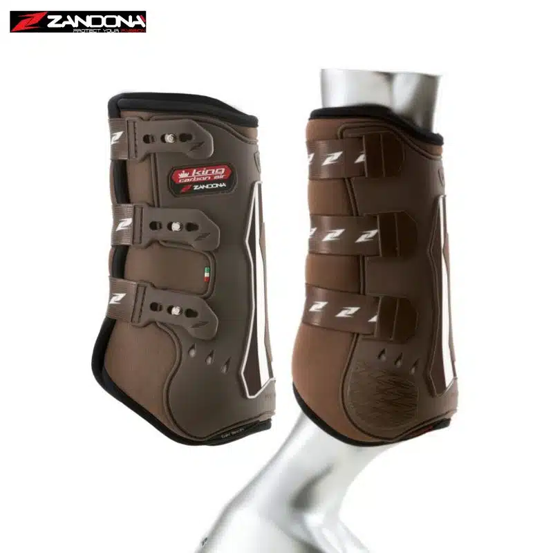 Guêtres KING CARBON AIR FRONT ZANDONA horse brown Sellerie Equinoxe-Shop