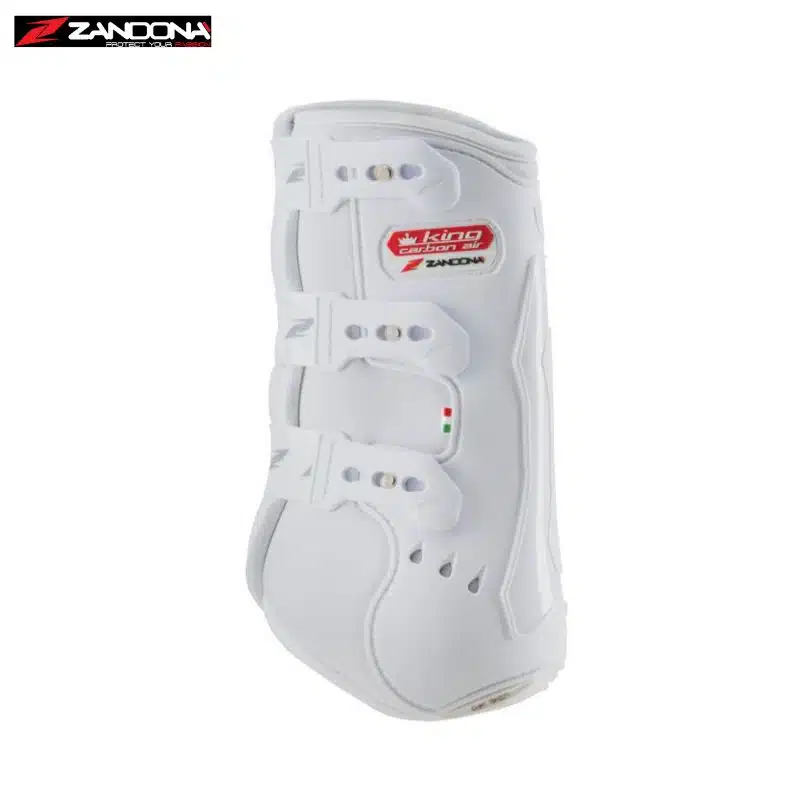 Guêtres KING CARBON AIR FRONT ZANDONA horse white Sellerie Equinoxe