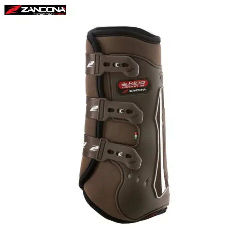 Guêtres KING CARBON AIR REAR ZANDONA horse brown Sellerie Equinoxe-Shop