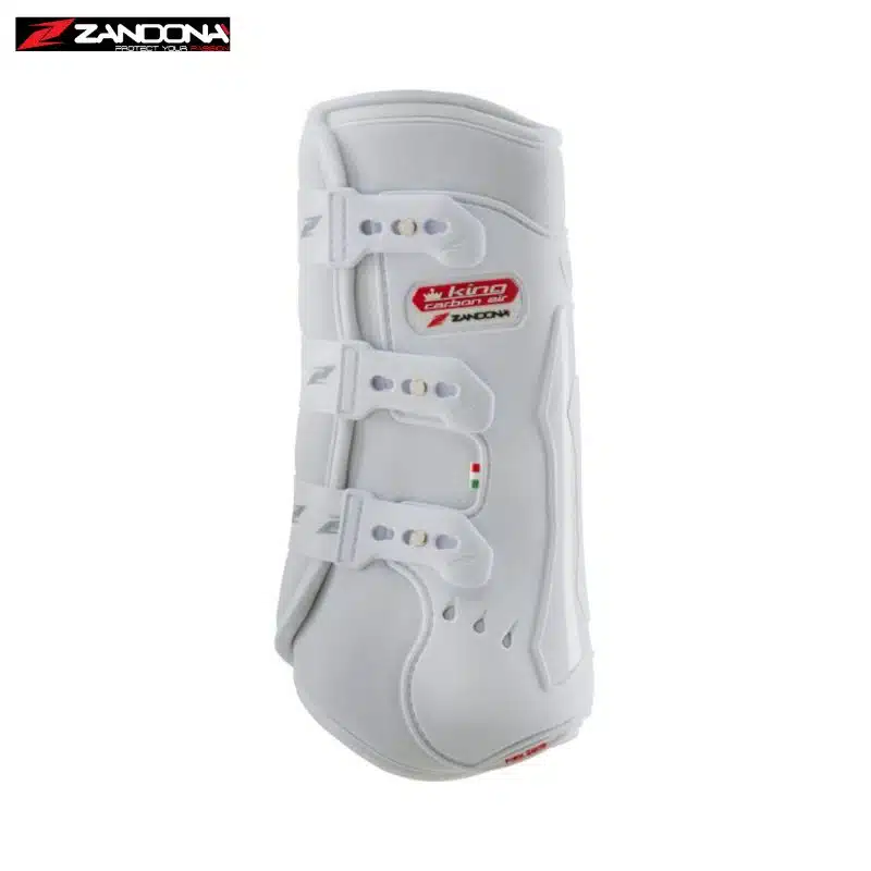 Guêtres KING CARBON AIR REAR ZANDONA horse white Sellerie Equinoxe-Shop
