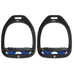 Flex On - Étriers Green Composit 2 Incliné Ultra Grip Noir Bleu Roi