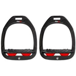Flex On - Étriers Green Composit 2 Incliné Ultra Grip Noir Rouge