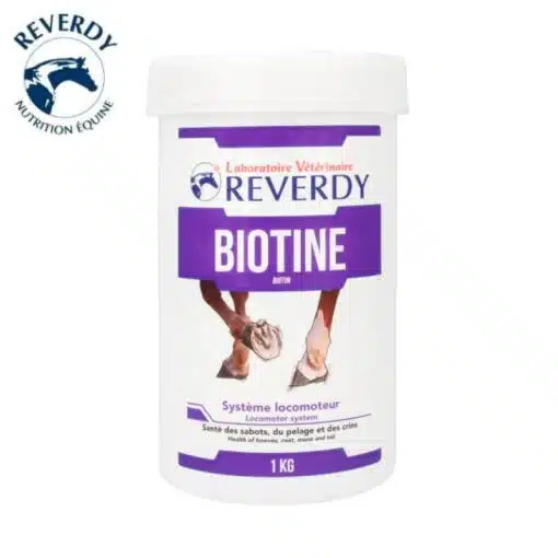 Biotine Reverdy santé et résistance des crins et sabots du cheval Sellerie Equinoxe Shop Fuveau