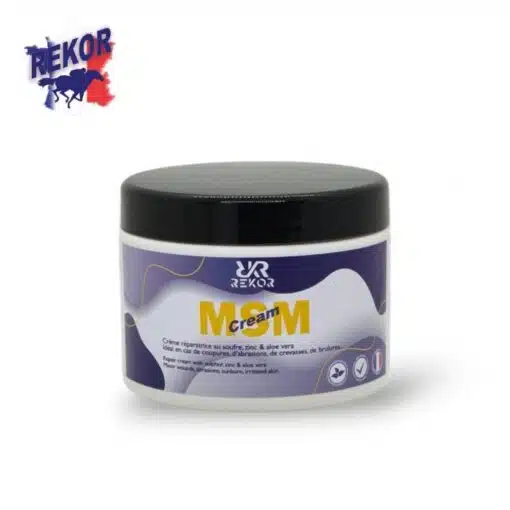 MSM Creme REKOR crème dermo-protectrice pour la peau des chevaux Sellerie Equinoxe Shop Fuveau