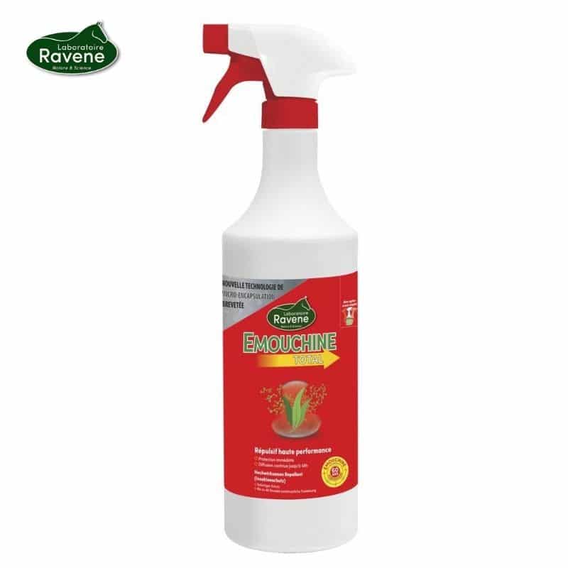 ravene emouchine total spray 900 ml anti insectes pour chevaux et poneys Sellerie Equinoxe Shop Fuveau