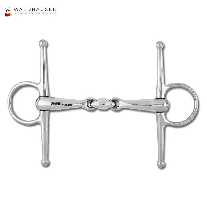 Mors aiguilles 16 mm double brisure Waldhausen 6520416 Sellerie Equinoxe Shop Fuveau