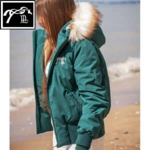 PENELOPE STORE blouson step Vert Forêt Sellerie Equinoxe Shop