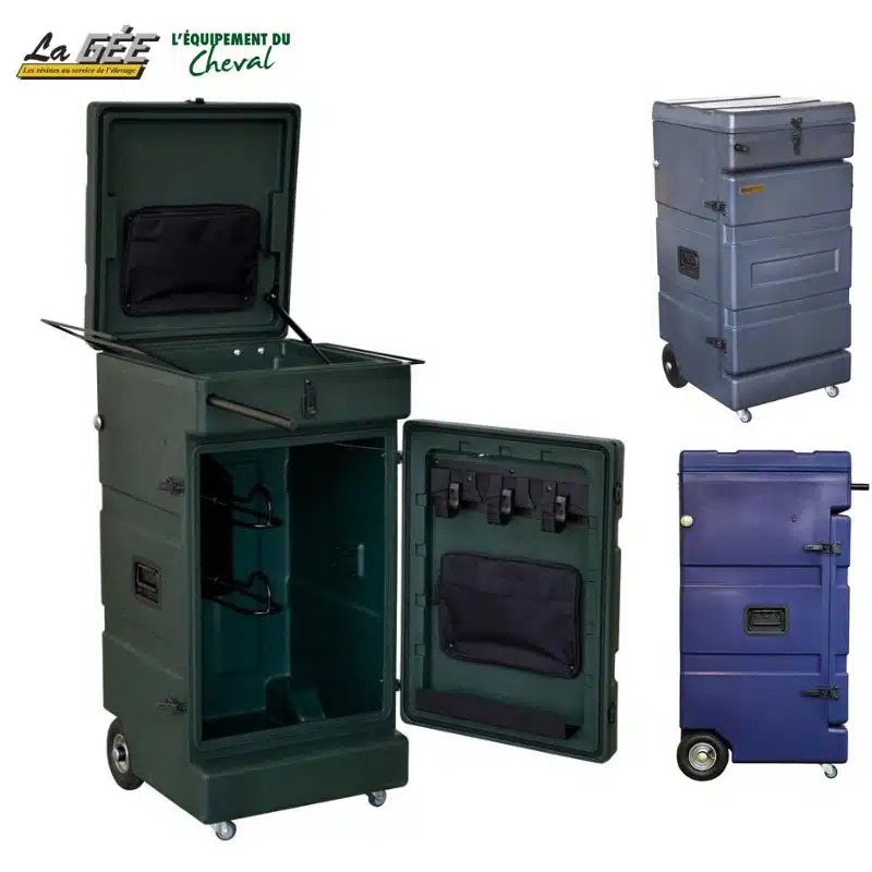 MALLE DE CONCOURS VERTICALE CHEVAUX DE SELLE LA GEE Sellerie Equinoxe Shop