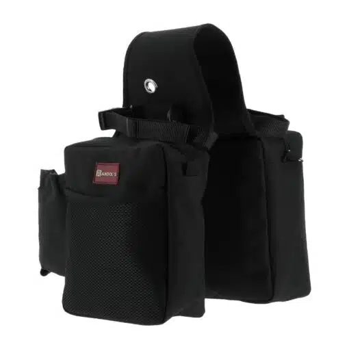 Sacoches de randonnée noires RANDOL'S by Sellerie Equinoxe Shop Fuveau