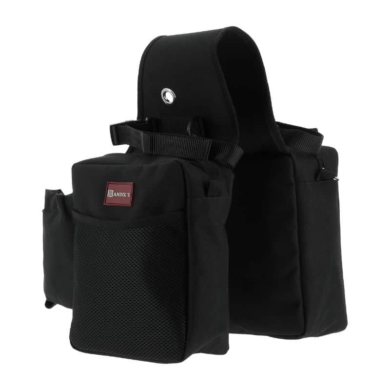 Sacoches de randonnée noires RANDOL'S by Sellerie Equinoxe Shop Fuveau
