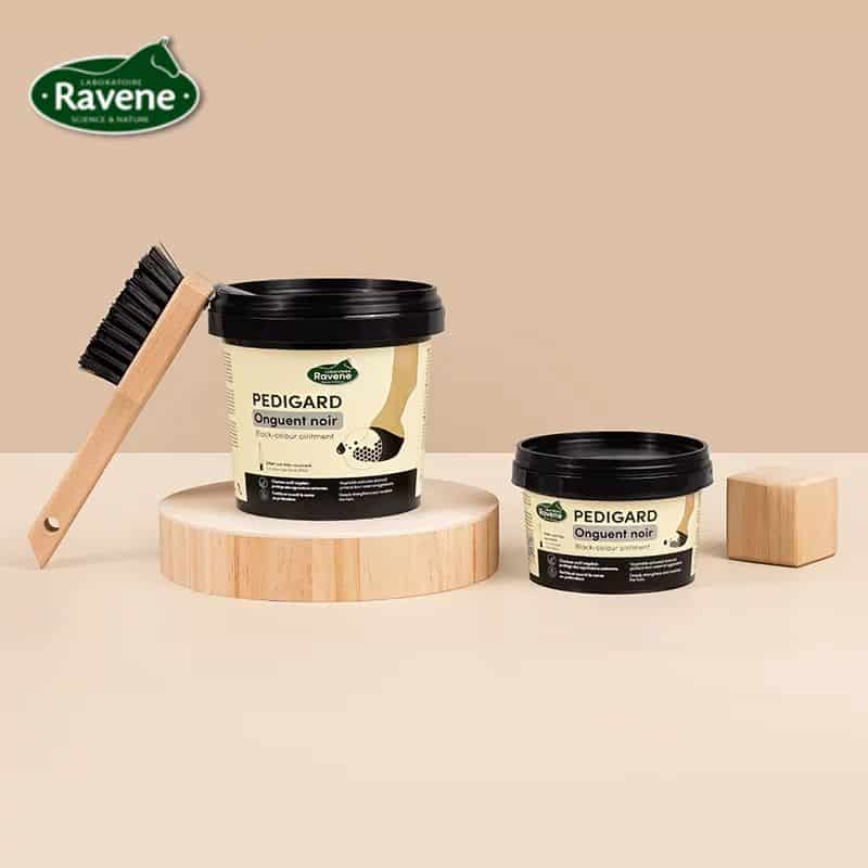 Pedigard Noir Ravene onguent nourrissant pour les sabots du cheval