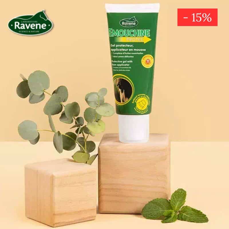 SOLDES RAVENE Emouchine Gel avec embout mousse Sellerie Equinoxe Shop