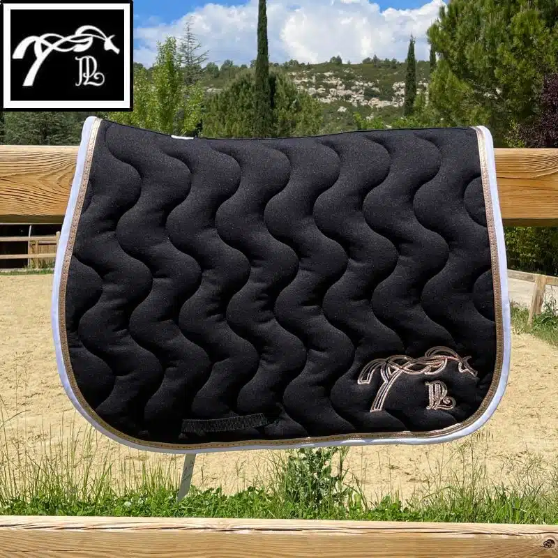 TAPIS DE SELLE CLASSIQUE Noir PENELOPE STORE Sellerie Equinoxe-Shop