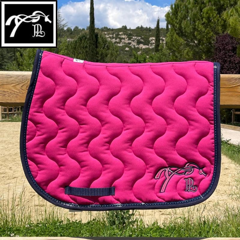 TAPIS DE SELLE CLASSIQUE FUSHIA PENELOPE STORE Sellerie Equinoxe-Shop