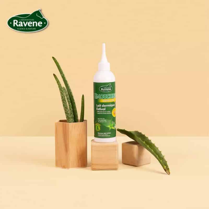 Emouchine Derm Lait Ravene 250ml soin apaisant crinière et queue cheval