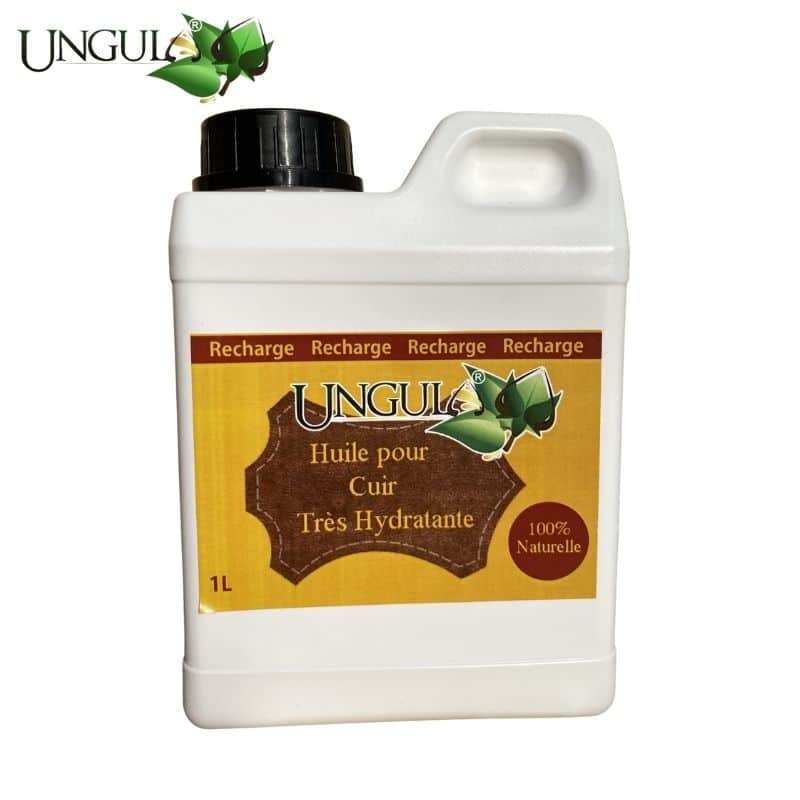 Recharge Huile pour cuir 1L Ungula Naturalis rénove et assouplie tous vos cuirs en profondeur Sellerie Equinoxe