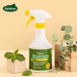 Spray anti-mouches EMOUCHINE PROTEC Ravene pour chevaux poneys Sellerie Equinoxe Fuveau