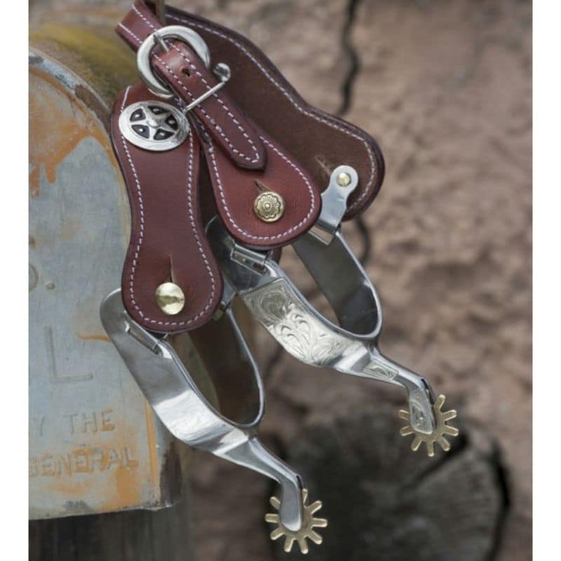 eperons western westride décorés intox molette laiton