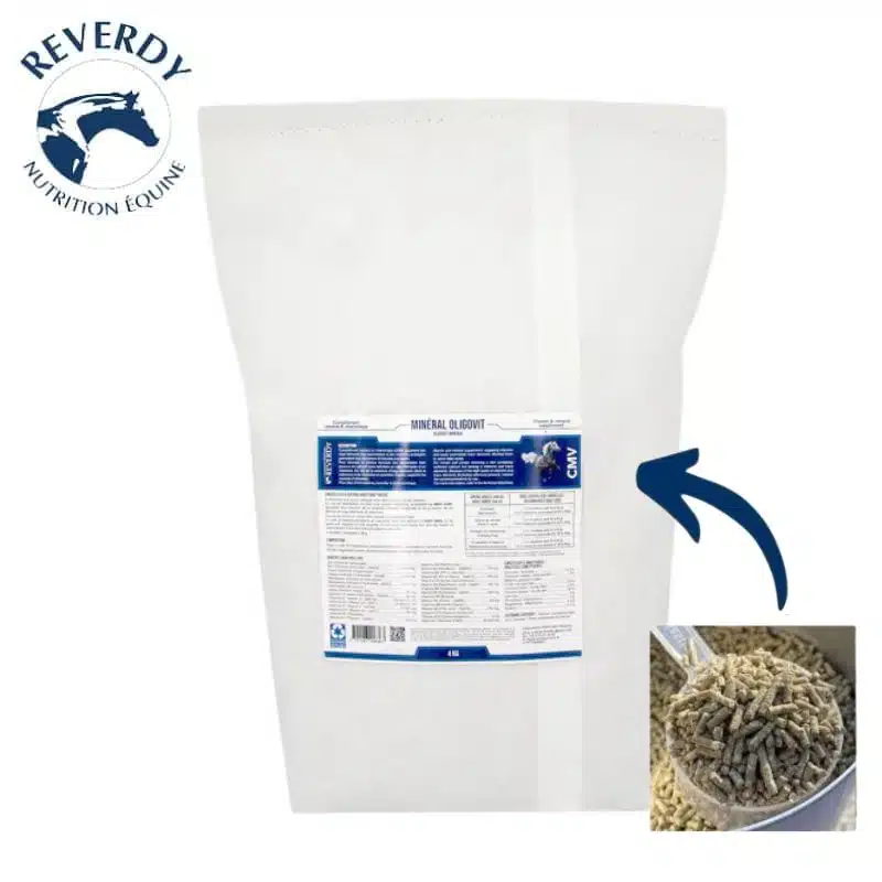 CMV REVERDY RECHARGE SACHET 4 kg vitamines et minéraux pour chevaux Sellerie Equinoxe Fuveau