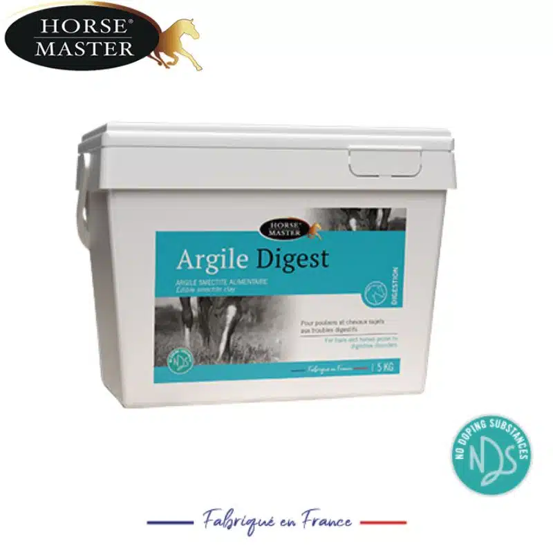 ARGILE DIGEST 5kg Argile smectite alimentaire pour chevaux Horse Master 0110606 Sellerie Equinoxe Shop Fuveau