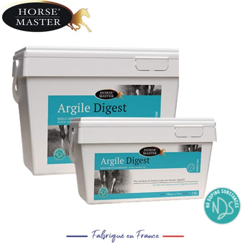 ARGILE DIGEST poudre Argile smectite alimentaire pour chevaux Horse Master 0110606 Sellerie Equinoxe Shop Fuveau