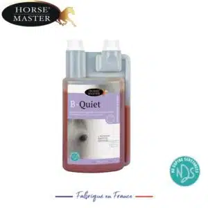 B QUIET 1L Tryptophane et magnésium pour chevaux anxieux Horse Master Sellerie Equinoxe Shop Fuveau B QUIET 1L Tryptophane et magnésium pour chevaux anxieux Horse Master Sellerie Equinoxe Shop Fuveau