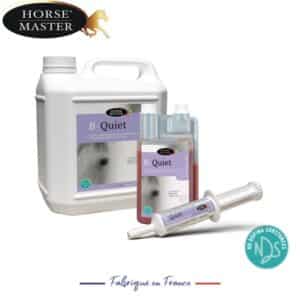 B QUIET Tryptophane et magnésium pour chevaux anxieux Horse Master Sellerie Equinoxe Shop Fuveau