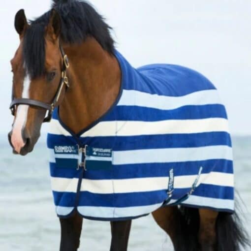 horseware deluxe fleece marine chemise polaire pour cheval équinoxe-shop