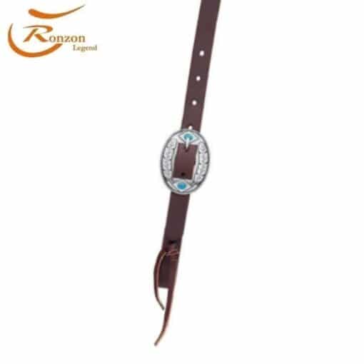 Tête De Bride Western Vintage En Argent Alpaga - Pour Cheval De Spectacle