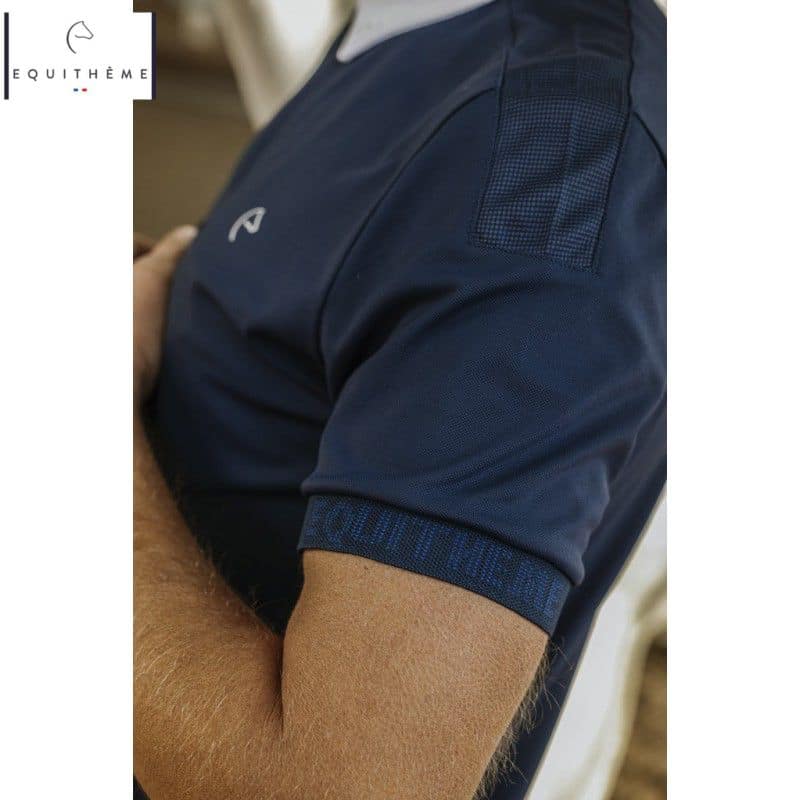 POLO DE CONCOURS WELLINGTON homme détail EQUITHÈME by SELLERIE EQUINOXE