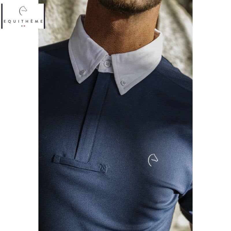 POLO DE CONCOURS WELLINGTON homme front EQUITHÈME by SELLERIE EQUINOXE