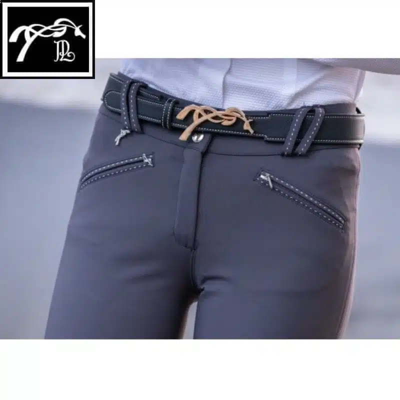 Ceinture signature noir rose gold Penelope store 960008 Sellerie Equinoxe Shop Fuveau