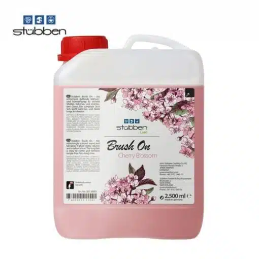 Démêlant pour chevaux BRUSH ON STÜBBEN Cherry Blossom recharge Sellerie Equinoxe Shop