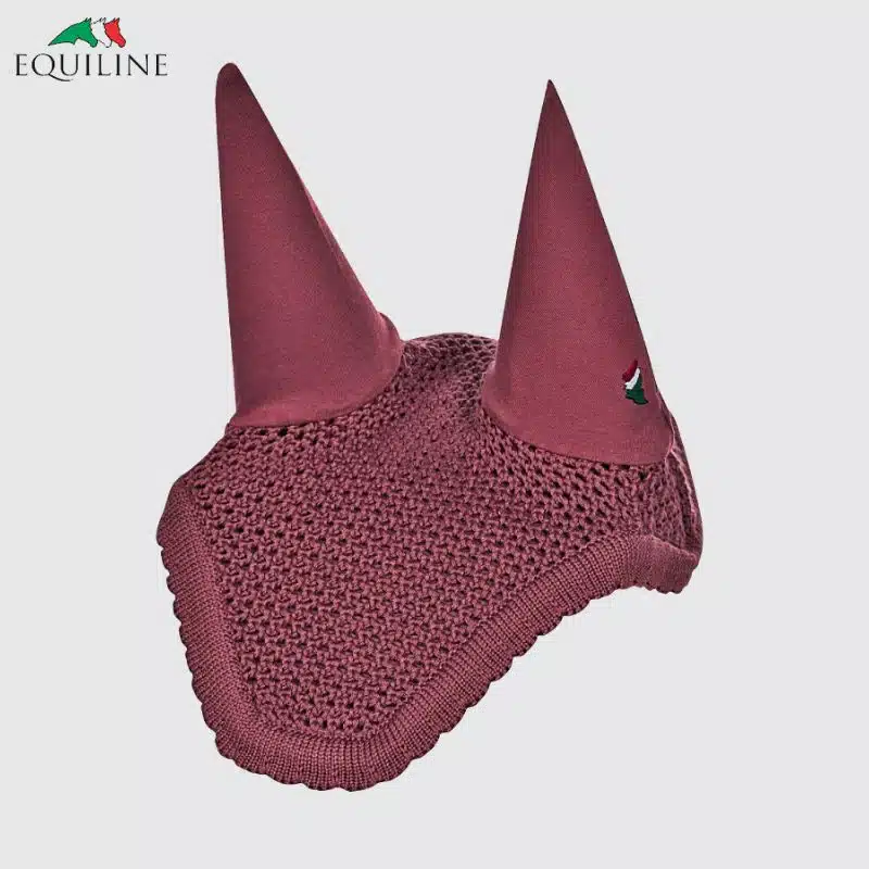 BONNET DE COULEUR UNIE KIM EQUILINE EC018PE055_U bordeaux Sellerie Equinoxe Shop Fuveau