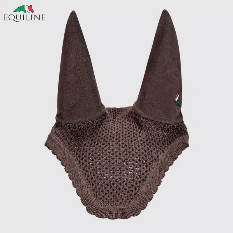 BONNET DE COULEUR UNIE KIM EQUILINE EC018PE055_U choco Sellerie Equinoxe Shop Fuveau