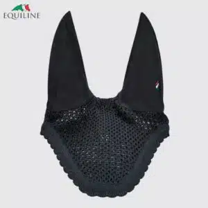 BONNET DE COULEUR UNIE KIM EQUILINE EC018PE055_U noirSellerie Equinoxe Shop Fuveau