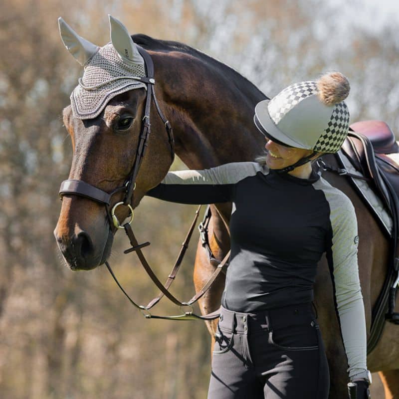 Bonnet Eldorado Beige Biscuit Cheval QHP Equinoxe-shop
