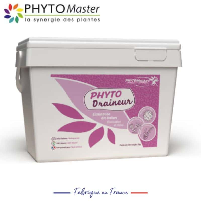 PHYTO DRAINEUR PHYTO MASTER 151030101B soutient le système hépatique et rénal du cheval SELLERIE EQUINOXE SHOP FUVEAU