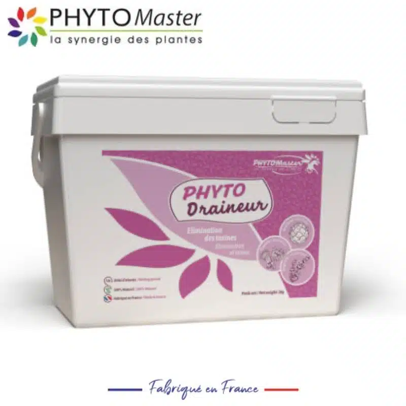 PHYTO DRAINEUR PHYTO MASTER 151030101B soutient le système hépatique et rénal du cheval SELLERIE EQUINOXE SHOP FUVEAU