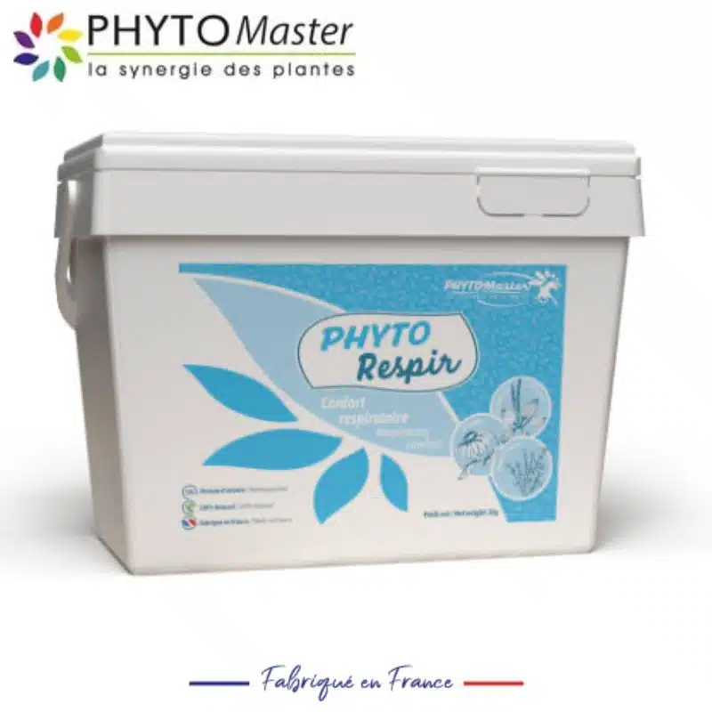 PHYTO RESPIR confort respiratoire du cheval 151070101B PHYTO MASTER SELLERIE EQUINOXE SHOP FUVEAU