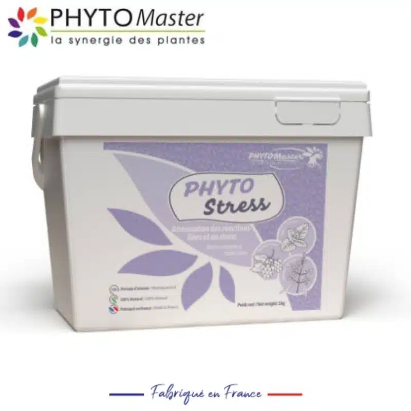 PHYTO STRESS action calmante et apaisante cheval 151050201B PHYTO MASTER SELLERIE EQUINOXE SHOP FUVEAU