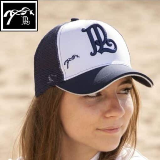 PENELOPE STORE casquette mesh blanc marine Sellerie Equinoxe Shop