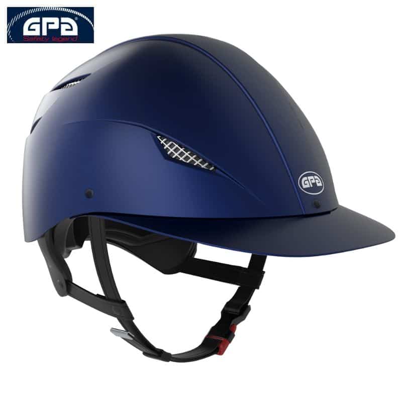 Casque d'équitation Easy Evo Hybrid GPA marine mat Equinoxe-Shop