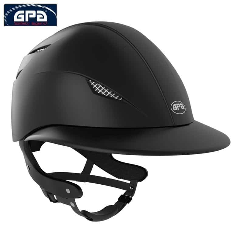 Casque d'équitation Easy First Lady TLS GPA noir mat Sellerie Equinoxe