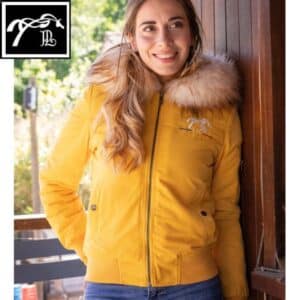 blouson lyon jaune PENELOPE STORE soldes hiver Sellerie Equinoxe Shop Fuveau